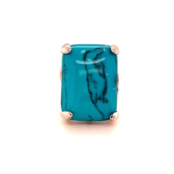 Large Faux Turquoise Ring - Picture 1 of 5